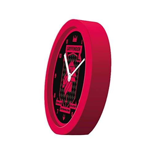 HARRY POTTER Alarm Clock (Gryffindor Modernist) 12cm Diameter - Official Merchandise £2.72 @ Amazon