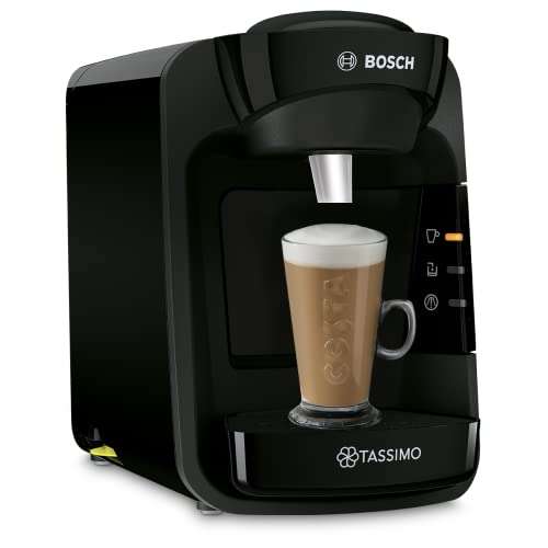 Tassimo by Bosch Suny 'Special Edition' TAS3102GB Coffee Machine,1300 Watt, 0.8 Litre - Black - £29 @ Amazon
