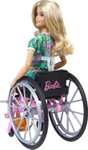 Barbie Fashionistas Doll 165 with Wheelchair & Long Blonde Hair Wearing Tropical Romper