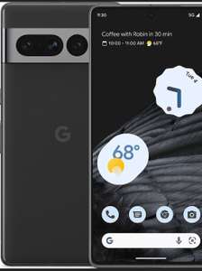 Pixel 7 pro 128gb unlimited plan ID mobile £29.99 p/m 24 mths £59.01 upfront with code + £100 Currys giftcard £778.77 @ Uswitch