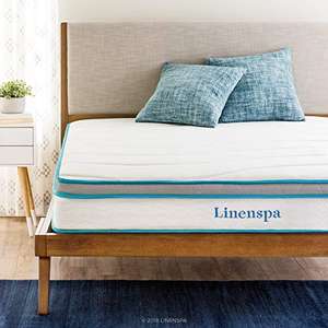 Linenspa Single Memory foam topped inner sprung mattress £75.90 at Amazon