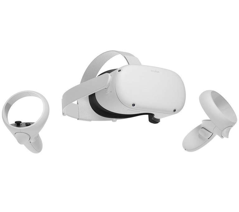 Refurbished Excellent - Oculus Quest 2 All-In-One Virtual Reality Headset and Controllers 64GB w/code - 1 year warranty