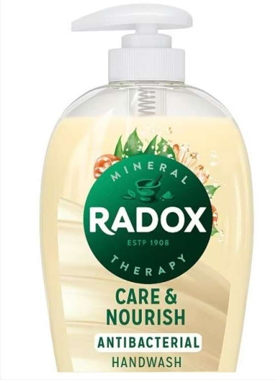 Radox Care + Nourish Antibacterial Handwash 250ml 88p free collection @ Superdrug