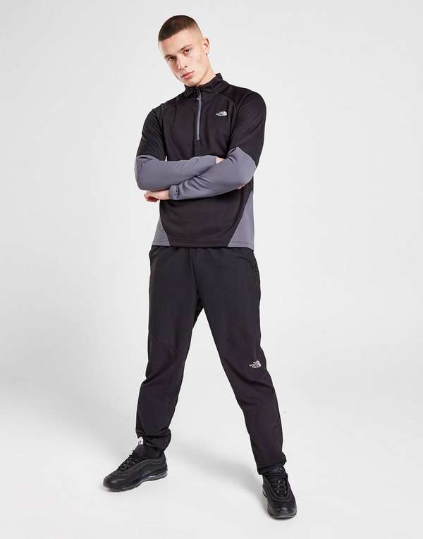 The North Face Winter 1/2 Zip Top Black Grey - £25 at JD Sports