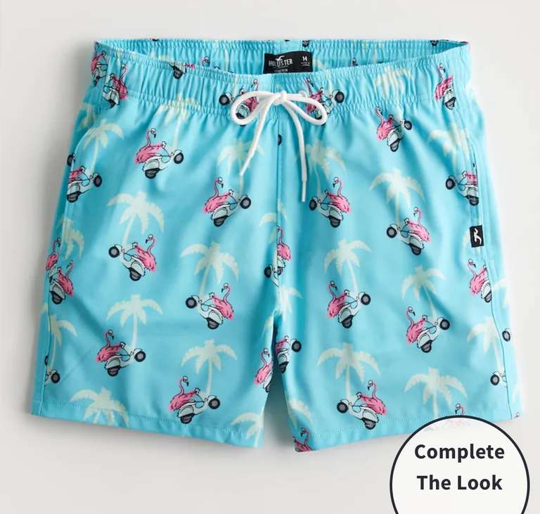 Hollister guard Swim Trunks Now £8.99 Various colours / patterns Free click & collect or £4.99 delivery @ Hollister