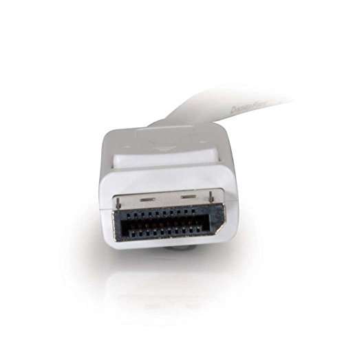 C2G 1m Mini DisplayPort/Thunderbolt to DisplayPort Monitor Cable White £5.92 with voucher @ Amazon