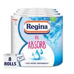 Regina XXL Absorb Kitchen Towels – 8 Rolls Per Pack [as low as £10.20 on s&s]