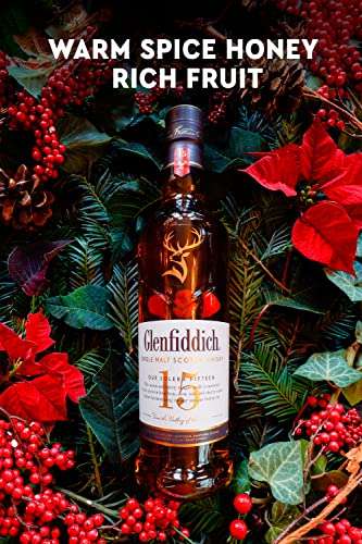 Glenfiddich 15 Year Old Single Malt Scotch Whisky £37 @ Amazon