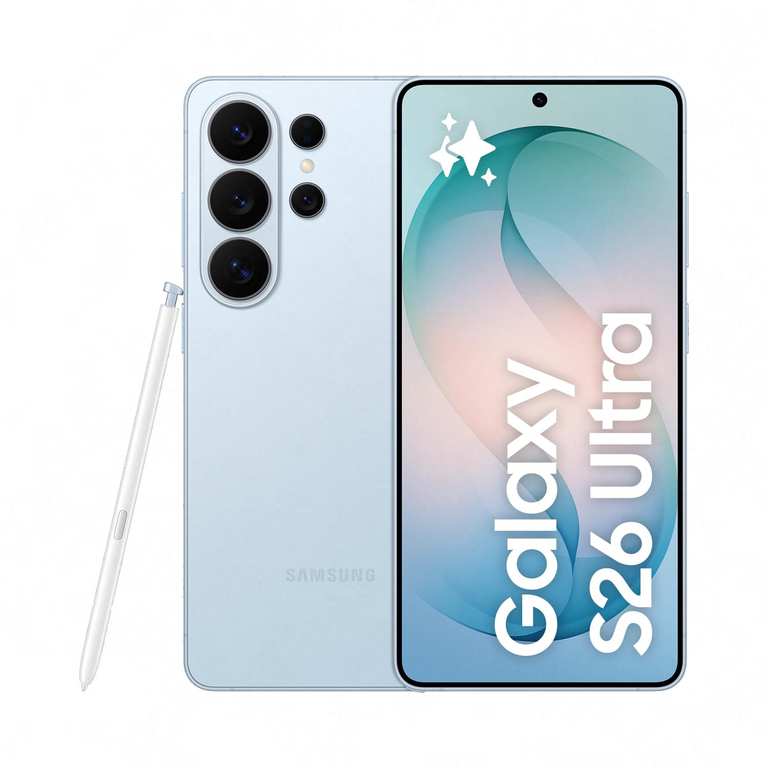Samsung Galaxy S26 Ultra 512gb Sky Blue (£616.75 after Samsung cashback and Prime Student Cashback)