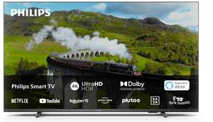 Philips 55PUS7608 (2023) LED HDR 4K Ultra HD Smart TV, 55 inch with Freeview Play & Dolby Atmos, Anthracite Grey + 5 Year Warranty