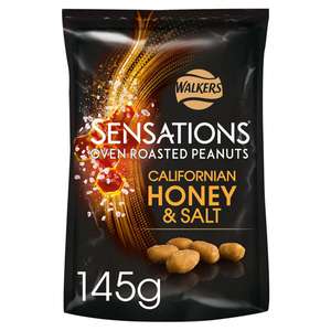 12 x Walkers Sensations Oven Roasted Peanuts - Cali Honey & Salt 145g Packs - £9.99 (£1 delivery) BBE 13/08/22 @ Yankee Bundles