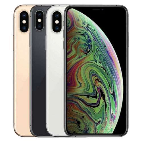 Apple iPhone XS Max 64GB Smartphone - Refurbished Good Condition - £199 / 256GB - £219 (+ £10 PAYG Sim For New Customers) @ GiffGaff