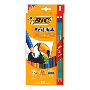 BIC Kids Evolution ECOlutions Colouring Pencils, Assorted Colours, Pack of 12 £1.25 / £1.19 Subscribe & Save @ Amazon