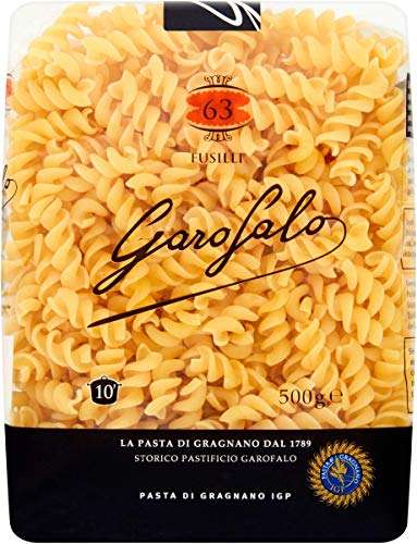 Garofalo Fusilli Dry Pasta, 500g (£1.11 / 99p S&S)
