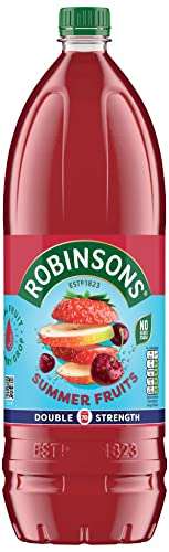 Robinsons Double Strength (Various Flavours) No Added Sugar Squash,1.75 l - £2 at checkout (£1.75 Subscribe and Save) @ Amazon