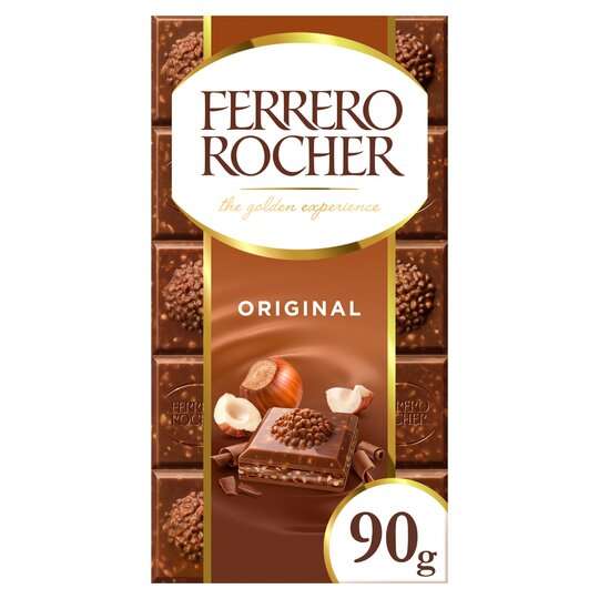 Ferrero Rocher Original Milk / Dark Chocolate Bar 90G - £1.49 @ Lidl Thornton Heath