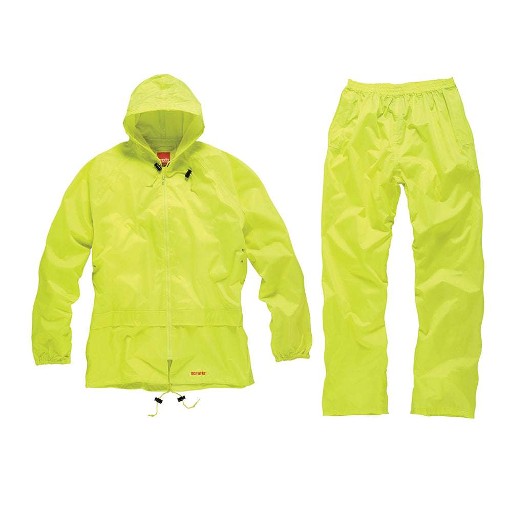 Scruffs 2 Piece Yellow Waterproof Suit 