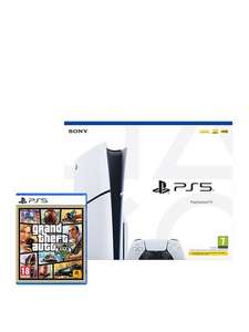PS5 Slim Disc Console with Grand Theft Auto V - Free Collection