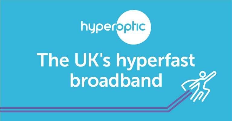 Hyperoptic broadband 150Mb for £12pm OR 500Mb for £15pm - no activation fee, 24m contract = £288 @ Hyperoptic