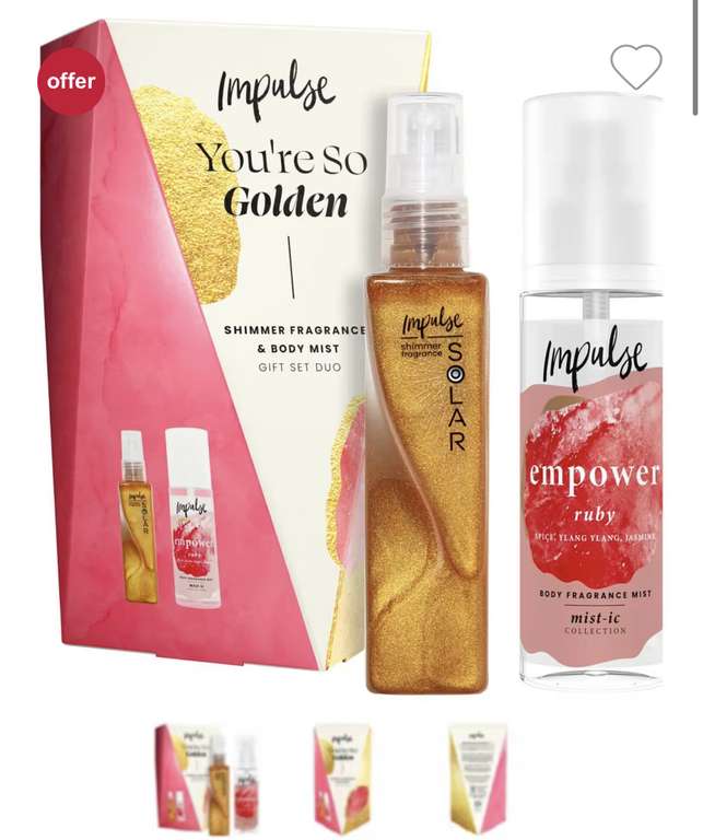 Impulse You're So Golden Gift Set (+£1.50 C&C)