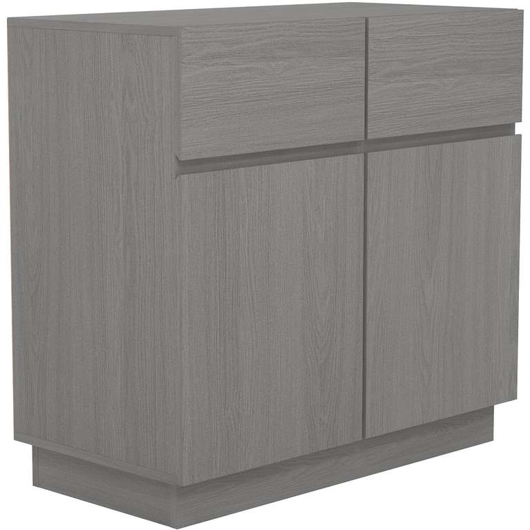 Wood GFW Sampford 2 Door 2 Drawer Grey Sideboard + free delivery