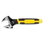 STANLEY MAXSTEEL Adjustable Wrench 30 x 200 mm Protective Phosphate Finish and Ergonomic Bi Material Handle 0-90-948