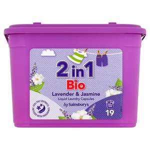 2 In 1 Bio Liquid Laundry Capsules Lavender & Jasmine x19 £1.80 @ Sainsbury's The Shire Retail Park Leamington Spa