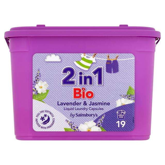 2 In 1 Bio Liquid Laundry Capsules Lavender & Jasmine x19 £1.80 @ Sainsbury's The Shire Retail Park Leamington Spa