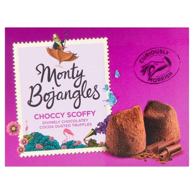 Monty Bojangles Choccy Scoffy Divinely Chocolatey Cocoa Dusted Truffles