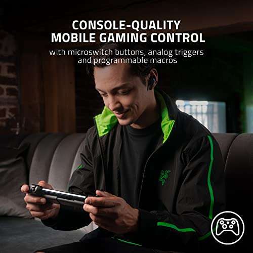 Razer Kishi V2 for Android/Mobile Gaming Controller(Universal Fit with Extendable Bridge)Used-Like New-£52.32(Prime Exclusive Price)@Amazon