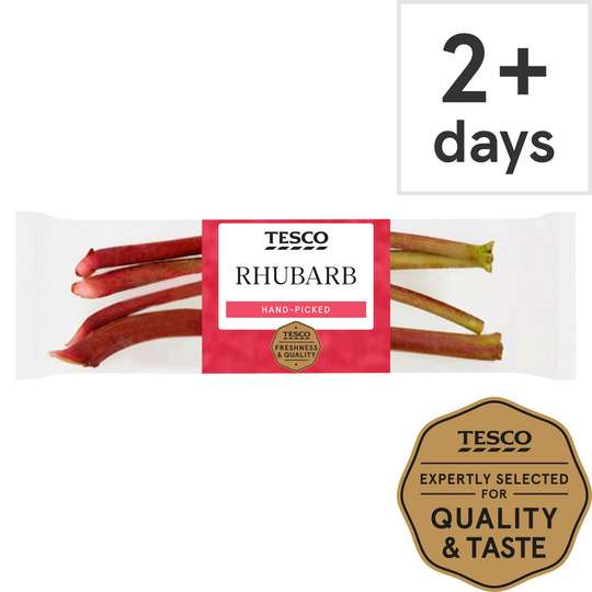 Tesco Rhubarb 400G Pack - £1.25 Clubcard Price @ Tesco