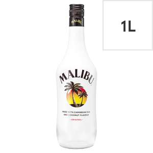 Malibu White Rum With Coconut 1L - £15 Clubcard Price @ Tesco