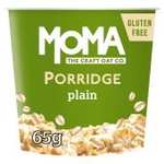 MOMA Cranberry & Raisin / Golden Syrup / Plain / Coconut & Chia / Almond Butter & Salted Caramel Jumbo Oat Porridge Pot Gluten Free 55-70g