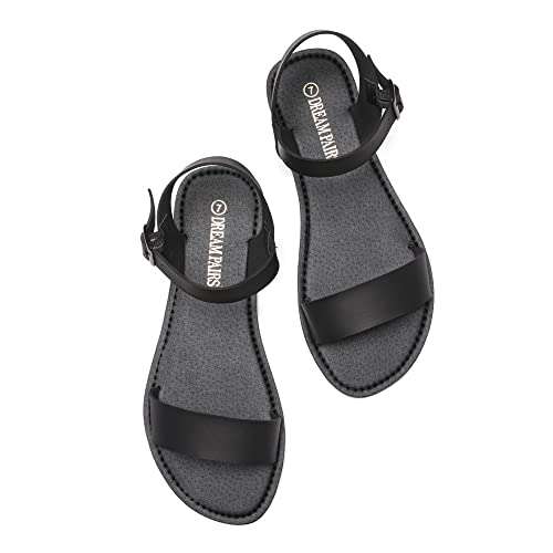 Women's Cute Open Toes Summer Flat Sandals £11.49 @ dreampairsEU / Amazon