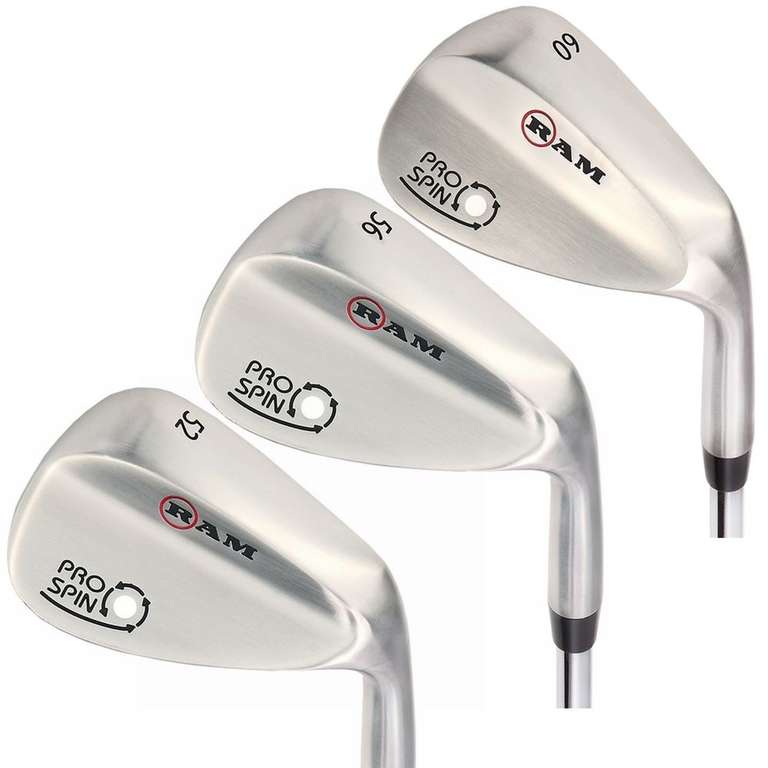 Ram Golf Pro Spin 3 drifferent Wedge Sets for £74.99 @ Ram Golf