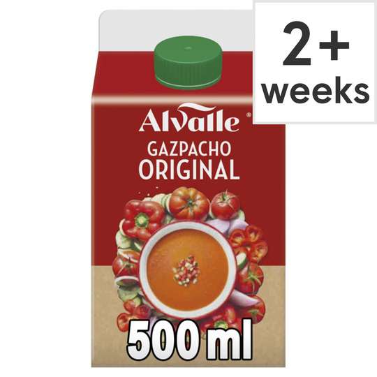 Alvalle Gazpacho Vegetable Soup 500Ml 95p W/code