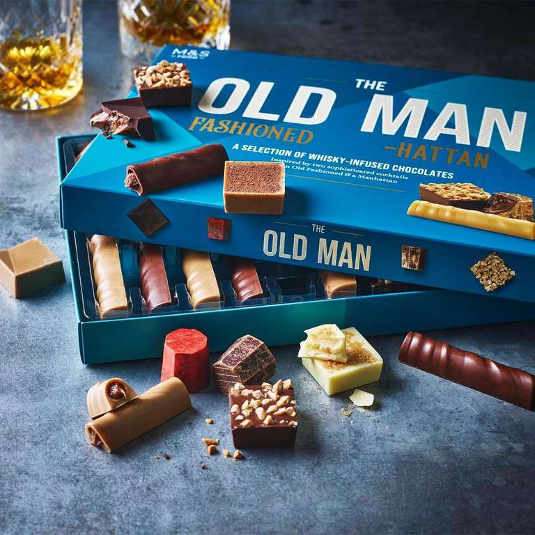 M&S "The Old Man" Whisky-infused Chocolates £1 per box in-store at Marks & Spencer, Liverpool