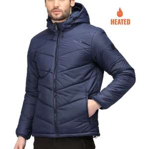 Volter Loft II Men's Padded Heated Hooded Jacket (Size: S - 2XL) - W/Code Stack | Sold by Start Fitness