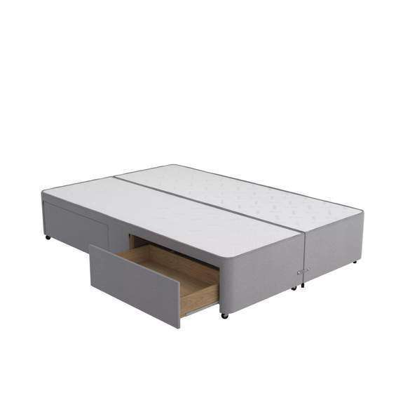 Sleep and Snooze grey 2-drawer double divan base for £128.80 delivered using code @ Sleep and Snooze