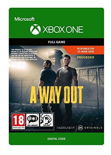 A Way Out | Xbox One - Download Code £2.49 Sold by Amazon EU @ Amazon