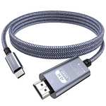 USB C to HDMI 2.0 Cable 2M [4K @60Hz High-Speed, Braided - With Applied Voucher - Sold by anmiel / FBA