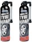 2 X Quick fix car emergency flat tyre inflate, puncture repair kit - Sold by RevalShop Fulfilled by Amazon