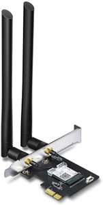 TP-LINK Archer T5E AC1200 Wi-Fi Bluetooth 4.2 PCI Express Adapter with Two Antennas - £23.30 @ Amazon