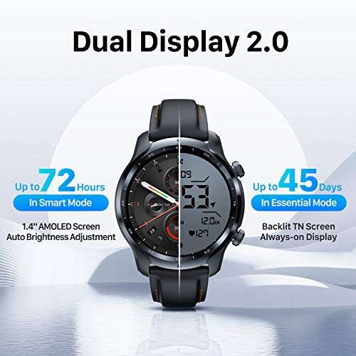 Ticwatch Pro 3 LTE (Voda) smartwatch, Wear OS by Google, Qualcomm Snapdragon Wear 4100, NFC