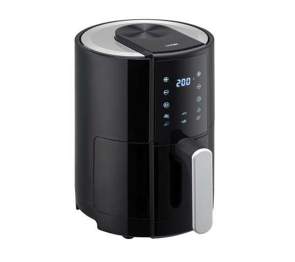 LOGIK LAF21 Air Fryer – Black & Silver - Free click and collect