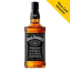 Jack Daniel's Tennessee Whiskey 1L price dropped (more card exclusive)