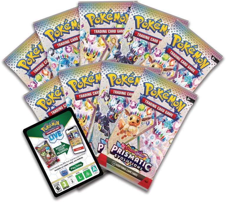 Pokémon TCG: Scarlet & Violet—Prismatic Evolutions Elite Trainer Box £ ...