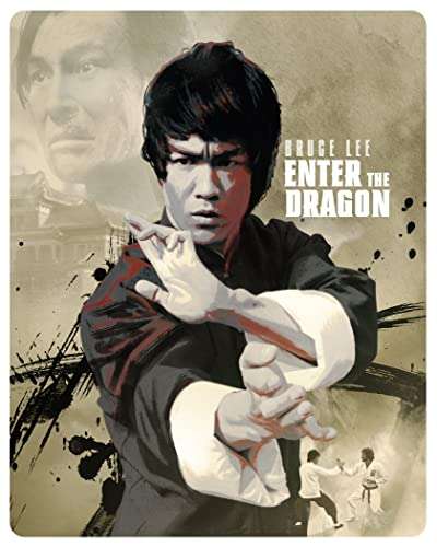 Enter the Dragon 50th Anniversary Ultimate Collector's Edition with Steelbook [4K Ultra HD] [1973] [Blu-ray] [2023] [Region Free]