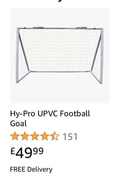 Hy-Pro Football Nets 6ft x 4ft (Pontefract)