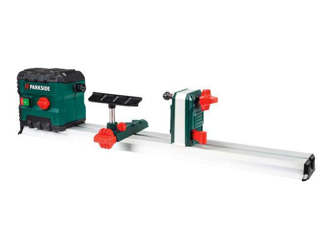 Parkside Wood Turning Lathe 550W with face plate (Ø 8cm), 2 turning chisels & 2 open-end spanners £20 at Lidl Portadown